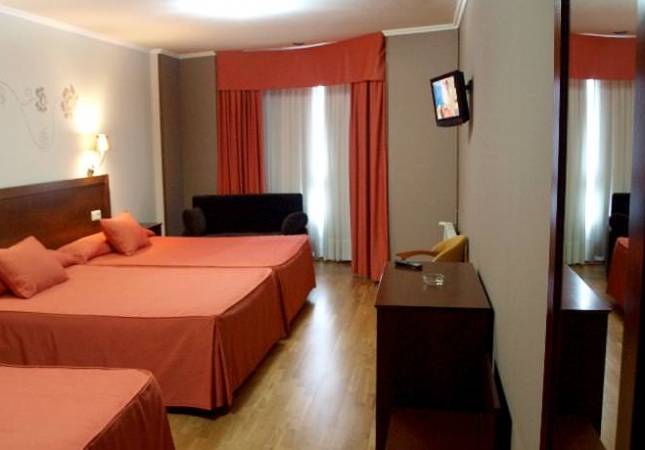 Románticas habitaciones en Hotel Insua. Disfruta  nuestro Spa y Masaje en A Coruna