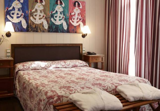 Románticas habitaciones en Hotel Balneario de Cestona. Disfruta  nuestro Spa y Masaje en Guipuzcoa