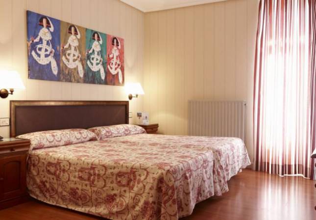 Espaciosas habitaciones en Hotel Balneario de Cestona. Disfruta  nuestra oferta en Guipuzcoa