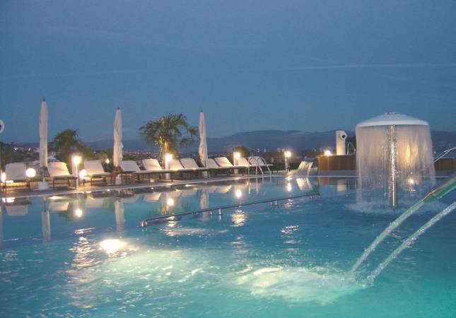 Espaciosas habitaciones en Augusta Spa Resort. El entorno más romántico con los mejores precios de Pontevedra