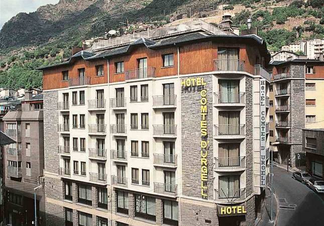 Espaciosas habitaciones en Kyriad Andorra Comtes d’Urgell. Disfruta  los mejores precios de Escaldes-Engordany
