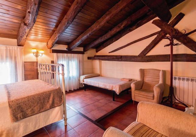 Espaciosas habitaciones en Hotel La Realda. El entorno más romántico con nuestro Spa y Masaje en Teruel