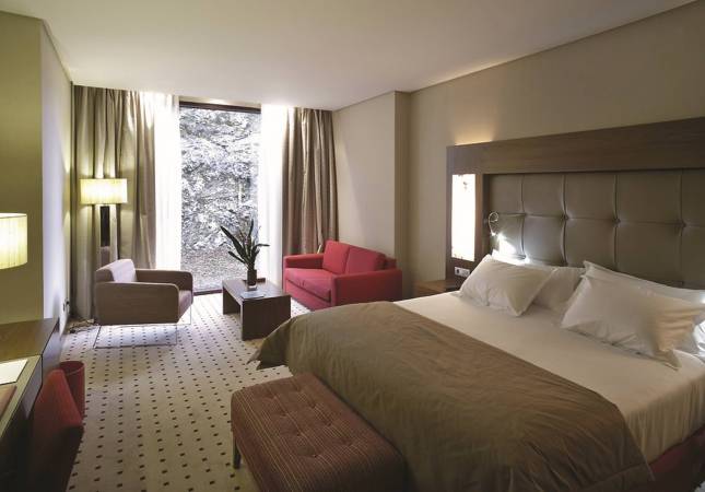 Confortables habitaciones en Gran Hotel Las Caldas Villa Termal. Disfruta  nuestro Spa y Masaje en Asturias