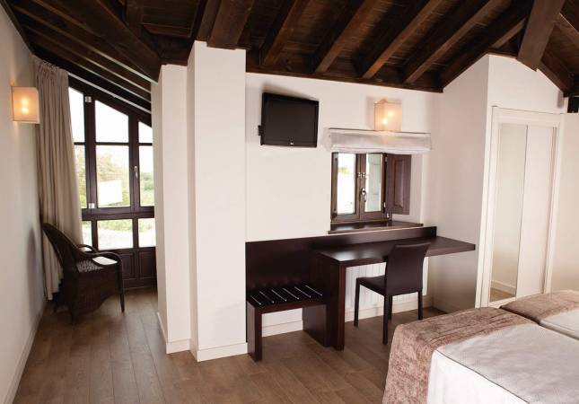 Confortables habitaciones en Hotel Villa Marron. Disfruta  nuestra oferta en Asturias