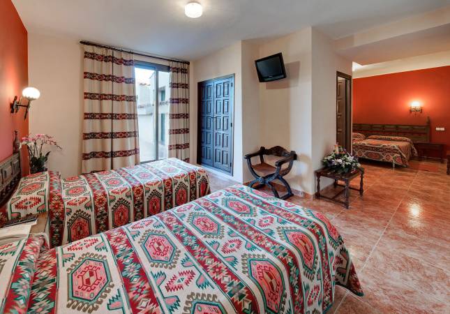 Espaciosas habitaciones en Hotel Mora. La mayor comodidad con nuestra oferta en Teruel